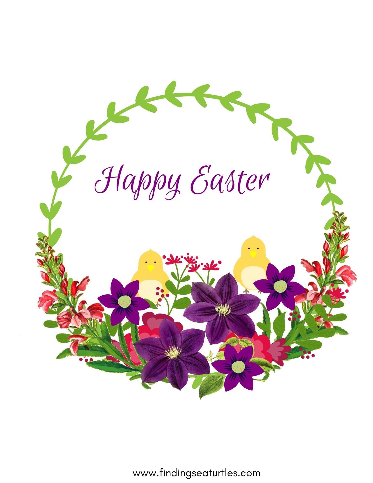 Easter Free Printables Wall Art Happy Easter 2020 #Easter #EasterPrintables #Printables #EasterWallArt #DIY #WallArt #DIYDecor