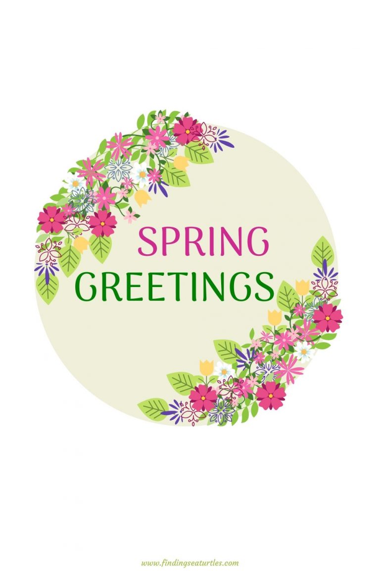 Hello Spring Free Printable Wall Art