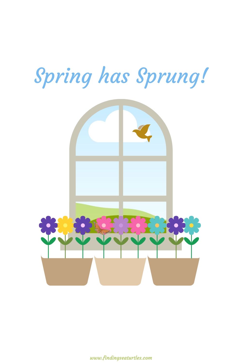 Hello Spring Free Printable Wall Art