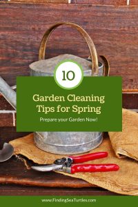 10 Garden Cleaning Tips for Spring Prepare your Garden Now #SpringGarden #Gardening #SpringCleaning #SprngGardenCleaning #SpringChores #BenefitsofGardening #GardenWorkOut 