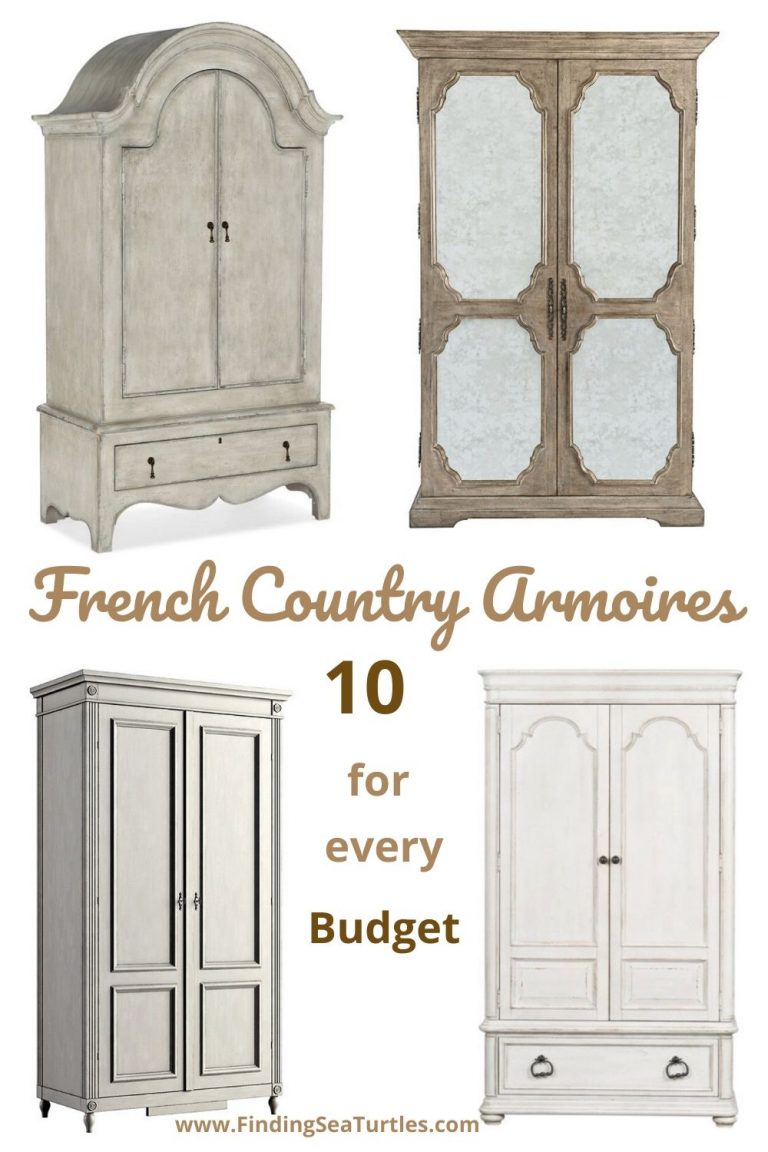 10 French Country Armoires with Neutral Tones