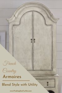 French Country Armoires Blend Style with Utility #FrenchCountry #FrenchCountryDecor #Decor #CountryStyleDecor #FrenchCountryArmoires #FrenchDecor #Armoires #VintageInspired