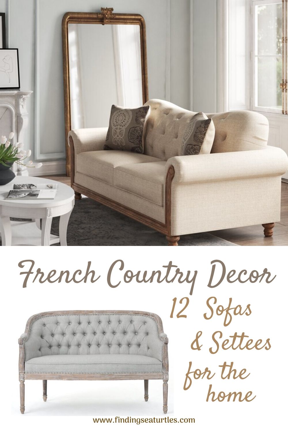 12 Charming French Country Sofas