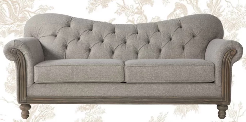 French Country Sofas Trivette Rolled Arms Sofa #FrenchCountry #FrenchCountryDecor #Decor #CountryStyleDecor #FrenchCountrySofas #FrenchDecor #Sofas