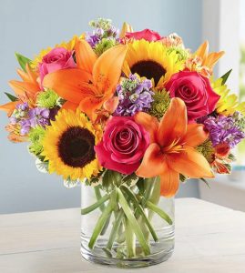 1 (800) Flowers - Floral Embrace #flowers #flowerdelivery #bouquets #OnlineFlowers #FlowersOnline #MothersDay #FlowersForMom #GiveMomFlowers