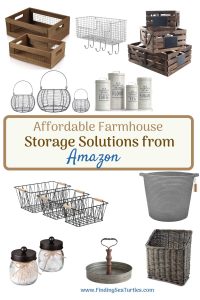 Affordable Farmhouse Storage Solutions from Amazon #Farmhouse #Storage #Organization #FarmhouseStorage #CountryStyleStorage #CountryDecor #FarmhouseOrganization #CountryStyle #VintageStyle