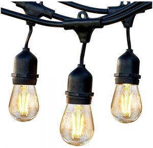 Ambience LED Outdoor String Lights #DIY #Patio #DIYPatio #DIYPatioRefresh #Decor #PatioDecor #OutdoorDecor 