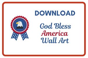 DOWNLOAD God Bless America Wall Art