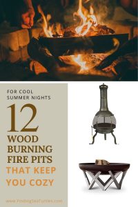 For Cool Summer Nights 12 Wood Burning Pits that keep you Cozy #FirePit #OutdoorLiving #Patio #OutdoorSpaces #StayCozy #CozyNightswithFirePits