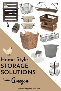 Home Style Storage Solutions from Amazon #Farmhouse #Storage #Organization #FarmhouseStorage #CountryStyleStorage #CountryDecor #FarmhouseOrganization #CountryStyle #VintageStyle