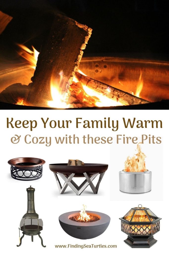 Keep Your Family Warm Cozy with These Fire Pits #FirePit #OutdoorLiving #Patio #OutdoorSpaces #StayCozy #CozyNightswithFirePits