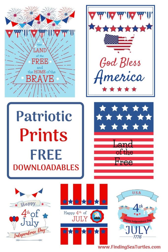 God Bless America Free Printable Wall Art