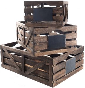 Simple Farmhouse Storage Solutions Premium Home Wooden Crates #Farmhouse #Storage #Organization #FarmhouseStorage #CountryStyleStorage #CountryDecor #FarmhouseOrganization #CountryStyle #VintageStyle