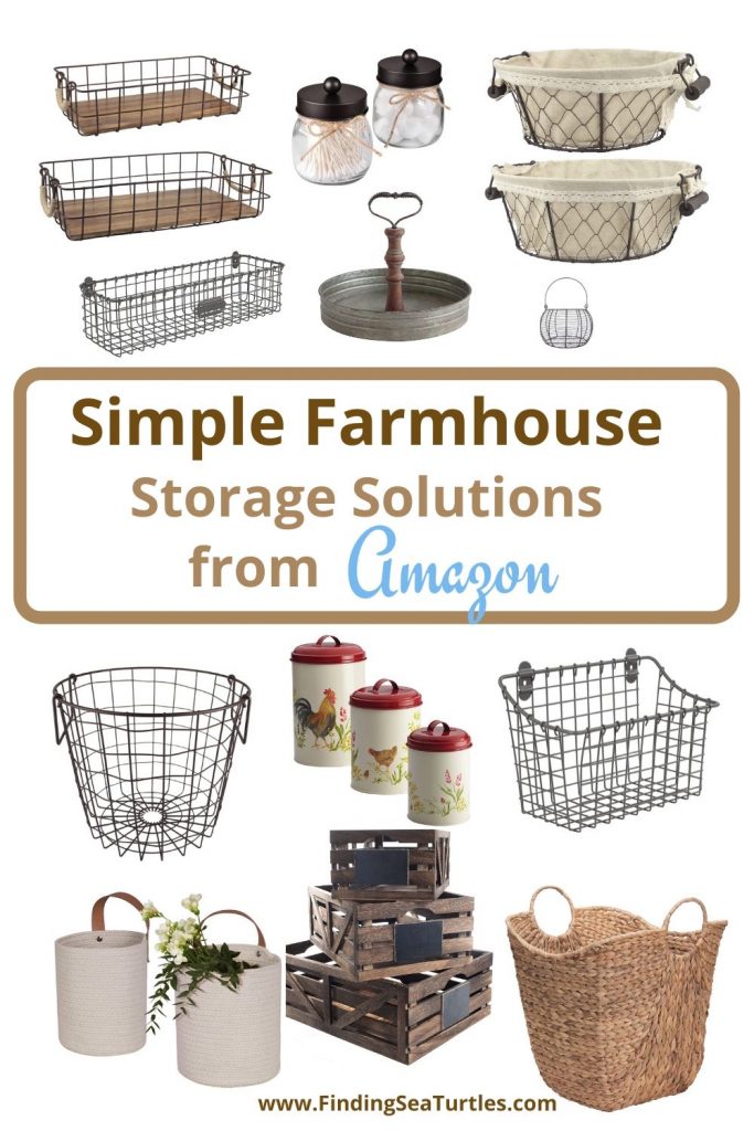 Simple Farmhouse Storage Solutions