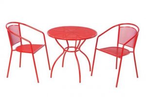 Cherry Bistro Set #OutDoorFurniture #Patio #OutDoorLiving #OutDoorSpaces #PatioDining #Deck #Balcony 