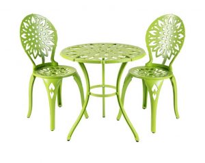 Lemus Bistro Set #OutDoorFurniture #Patio #OutDoorLiving #OutDoorSpaces #PatioDining #Deck #Balcony 