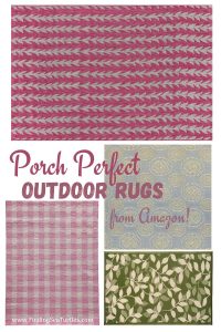 Porch Perfect Outdoor Rugs from Amazon #Patio #Porch #Balcony #OutdoorSpace #PatioRefresh #Decor #PatioDecor #PatioRugs #PorchRugs #OutdoorRugs