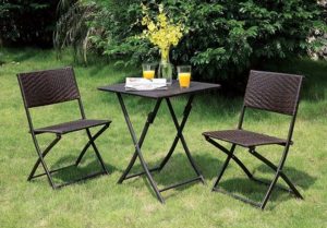 Gearhart Cottage Bistro Set #OutDoorFurniture #Patio #OutDoorLiving #OutDoorSpaces #PatioDining #Deck #Balcony 