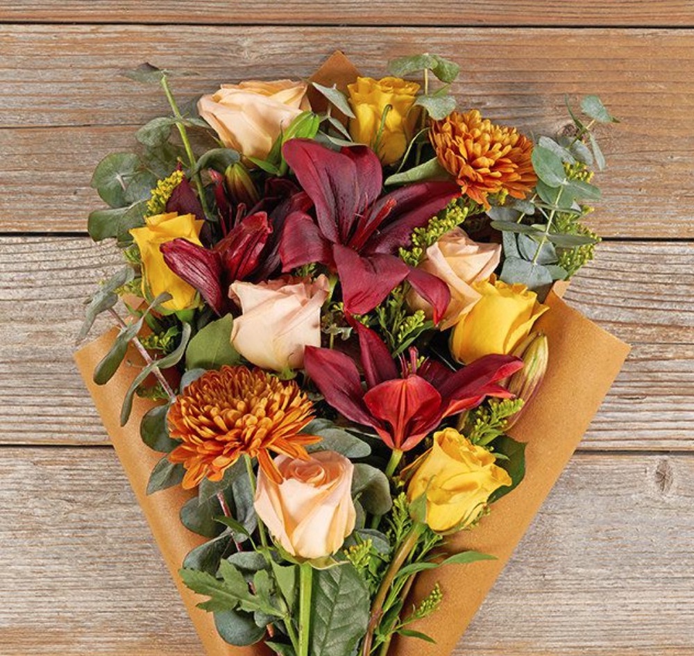 Fall Floral Bouquets Acorn Lane The Bouqs #FreshFlowers #flowerdelivery #bouquets #OnlineFlowers #FlowersOnline #AutumnFlowers #FallFlowers #ThanksgivingFlowers