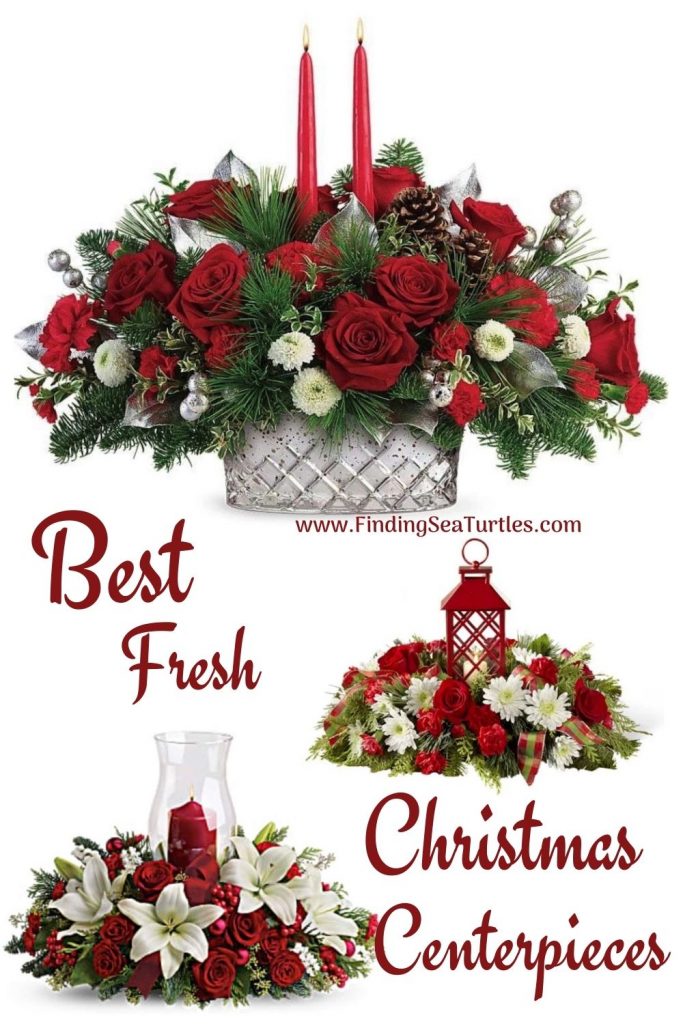 Christmas Flowers Best Fresh Christmas Centerpieces #FreshFlowers #flowerdelivery #Centerpiece #OnlineFlowers #FlowersOnline #ChristmasCenterpieces #ChristmasTableCenterpiece #ChristmasFlowers