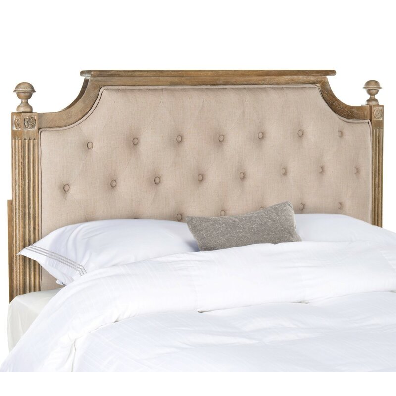 Bedroom Refresh Fleur Upholstered Panel Headboard #Headboards #UpholsteredHeadboards #GuestRoom #Bedroom #BedroomRefresh #BedroomUpgrade