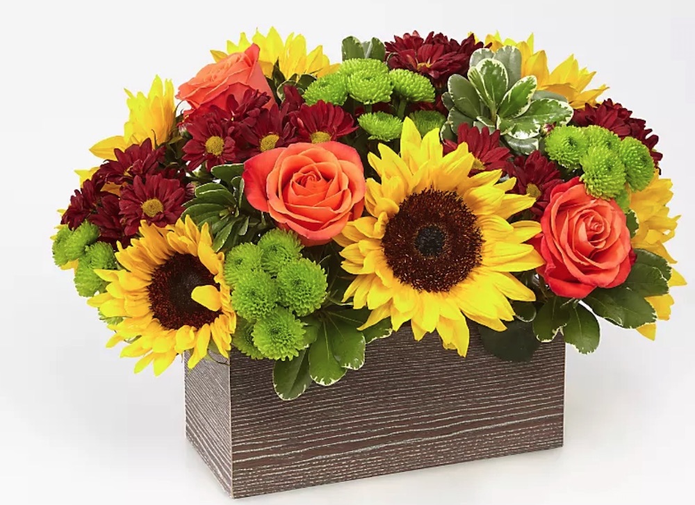 Celebrate and be Thankful Happy Harvest Garden by ProFlowers #flowers #flowerdelivery #bouquets #OnlineFlowers #FlowersOnline #AutumnFlowers #FallFlowers #ThanksgivingFlowers