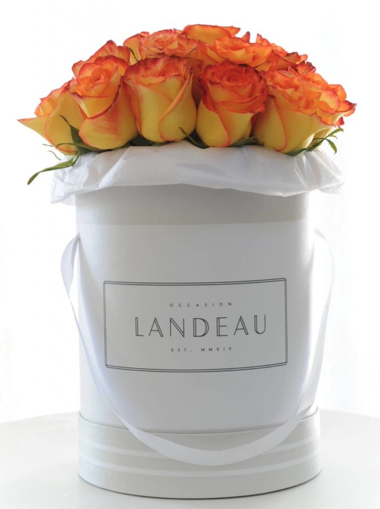 The Autumn Home Luxem - 25 Roses in Our Branded Box by Landeau #FreshFlowers #flowerdelivery #bouquets #OnlineFlowers #FlowersOnline #AutumnFlowers #FallFlowers #ThanksgivingFlowers