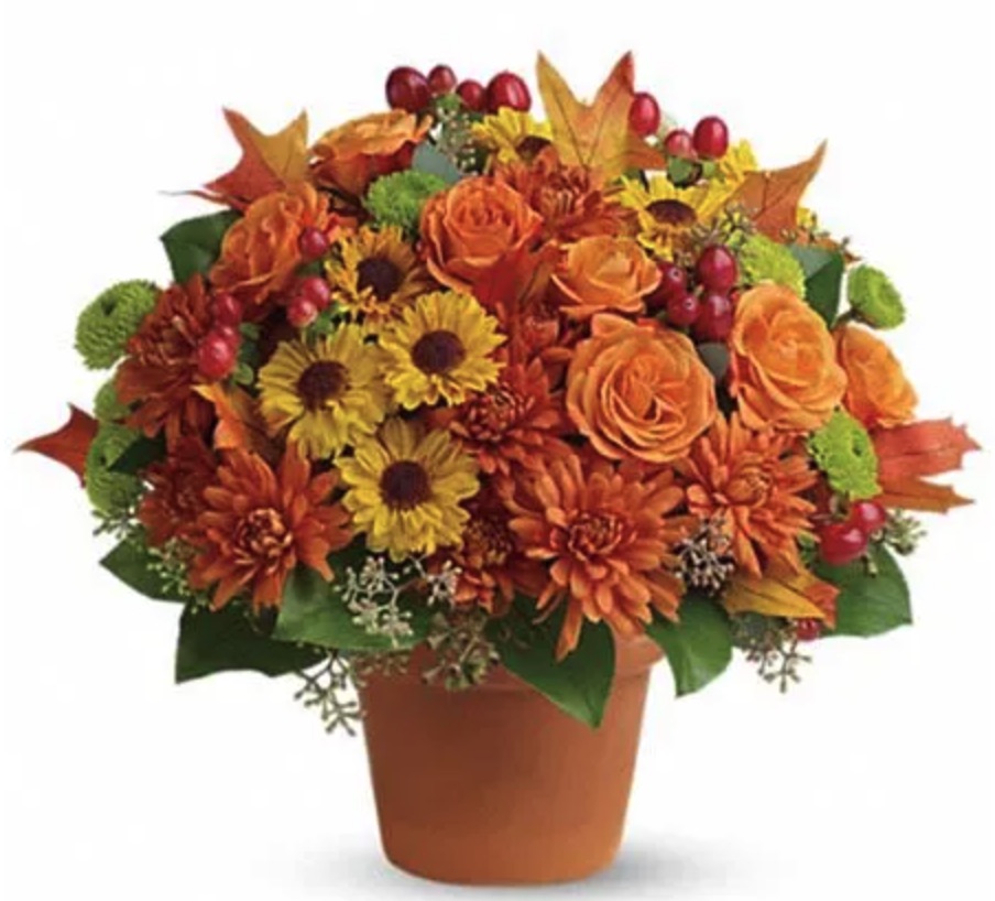 Autumn Inspired Decor Sugar Maples Mixed Bouquet by Send Flowers #FreshFlowers #flowerdelivery #bouquets #OnlineFlowers #FlowersOnline #AutumnFlowers #FallFlowers #ThanksgivingFlowers