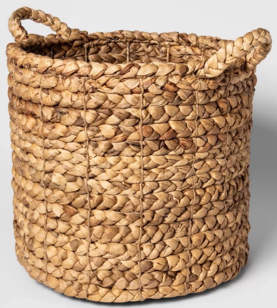 Tote Baskets Decorative Basket Natural Threshold #Storage #Baskets #BasketStorage #ToteBaskets #HomeStorage #Organization #ATidyHome