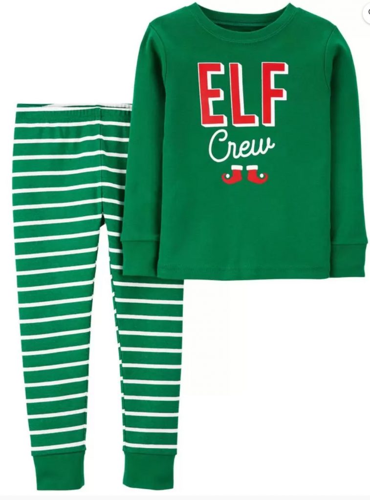 Christmas Gift Ideas Elf Crew Cotton PJs #Christmas #ChristmasGifts #GiftIdeas #ChristmasPresents #ChristmasGiftGiving