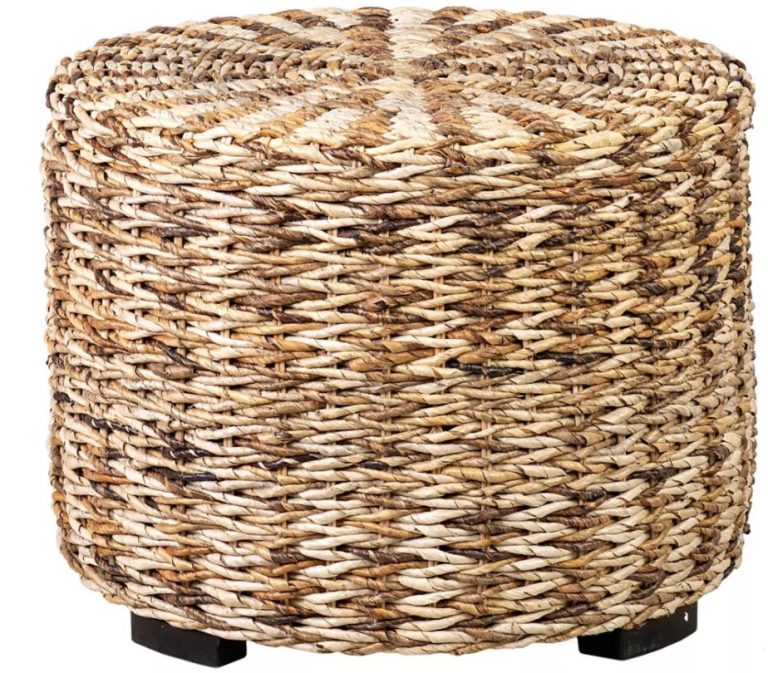 12 Rattan Ottomans with Storage