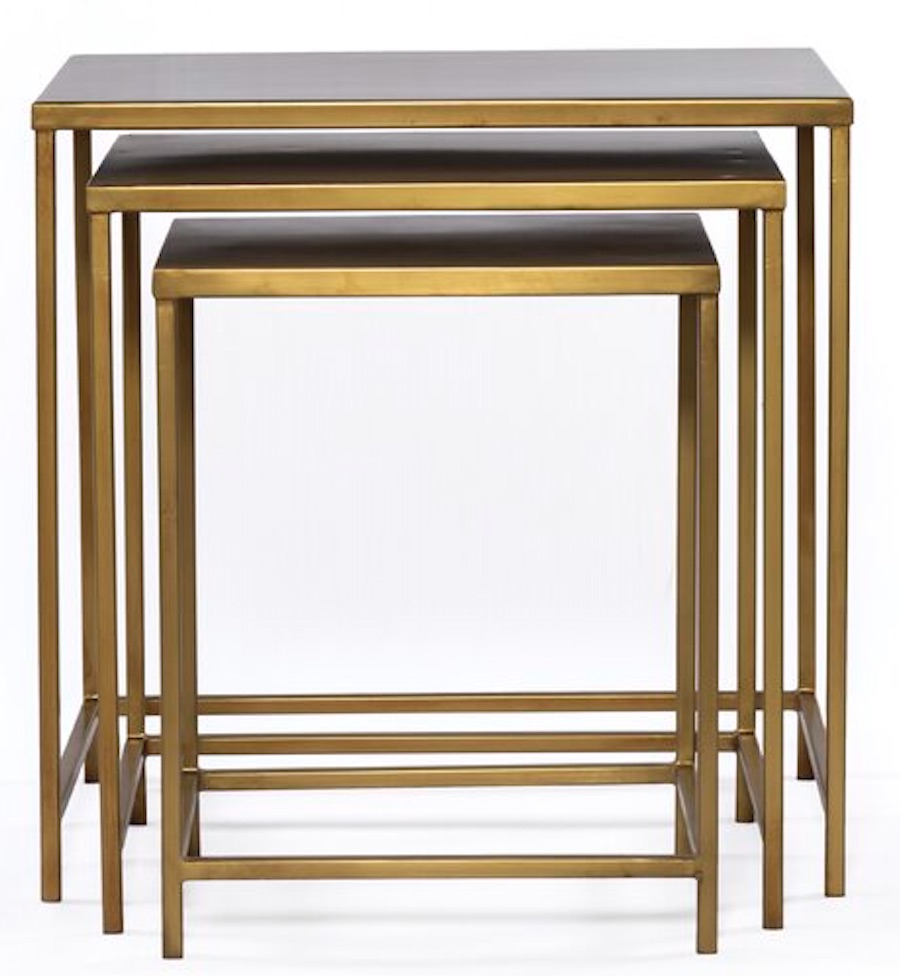 Margr 3 Piece Tables #NestingTables #SmallTables #SideTables #SmallSpaces #SmallSpaceLiving