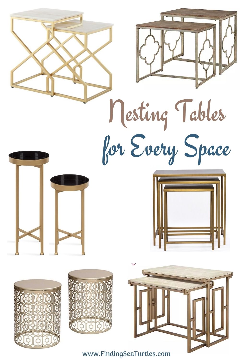 Nesting Tables for Small Spaces