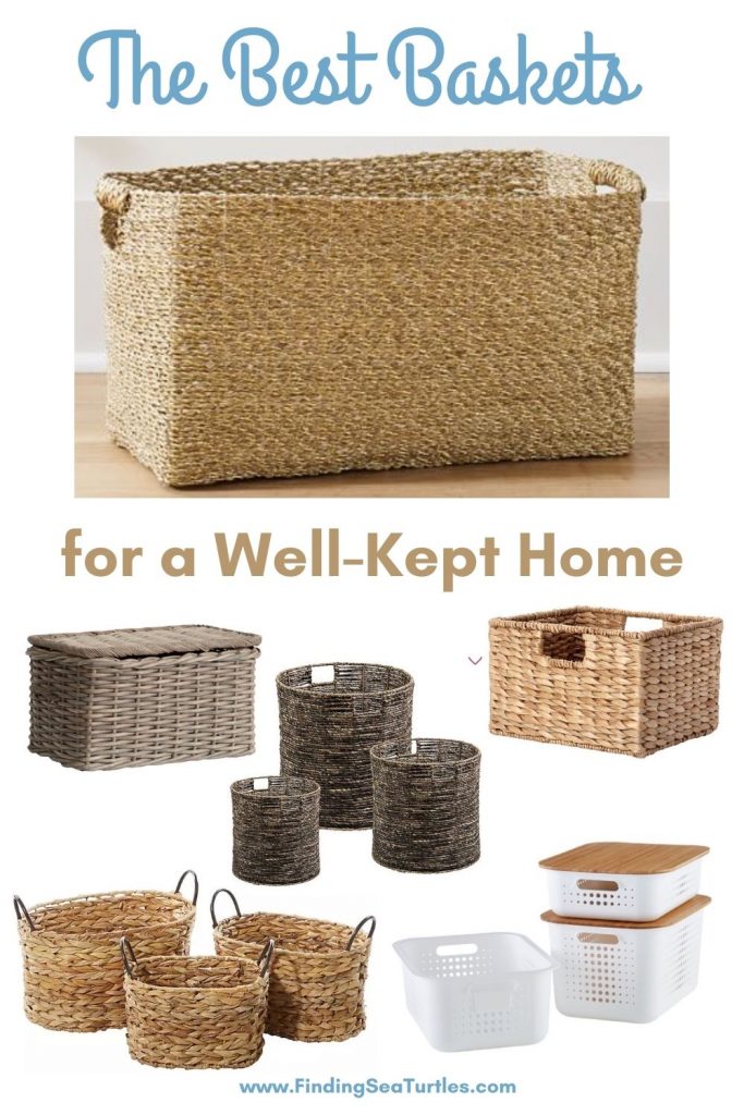 The Best Baskets for a Well Kept Home #Storage #StorageBins #ClothingStorage #ClosetStorage #Organization #TidyHome