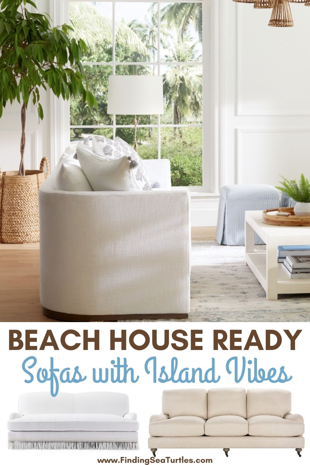 25 Coastal White Sofas for Beach Homes