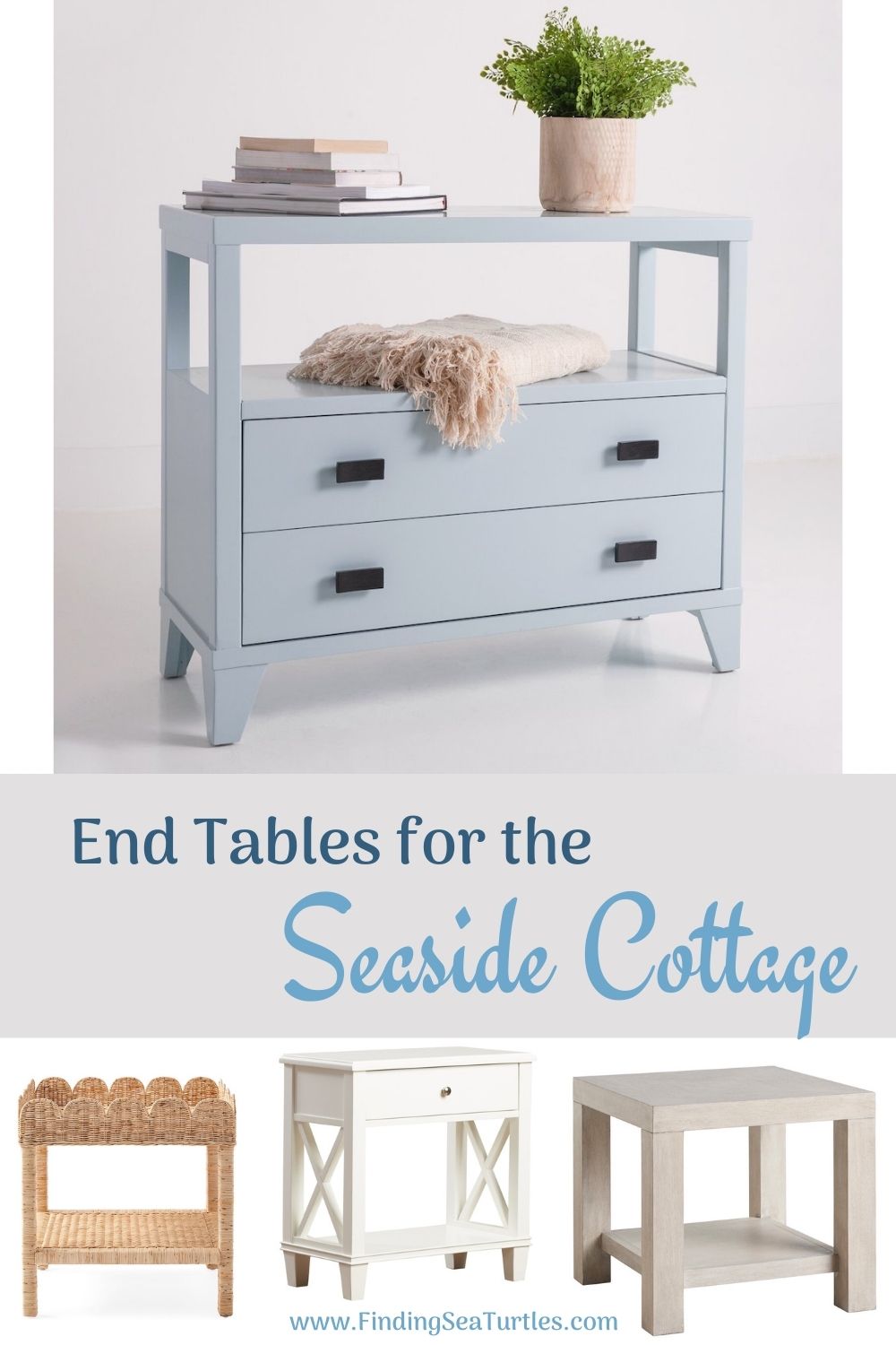 18 End Tables with Coastal Style