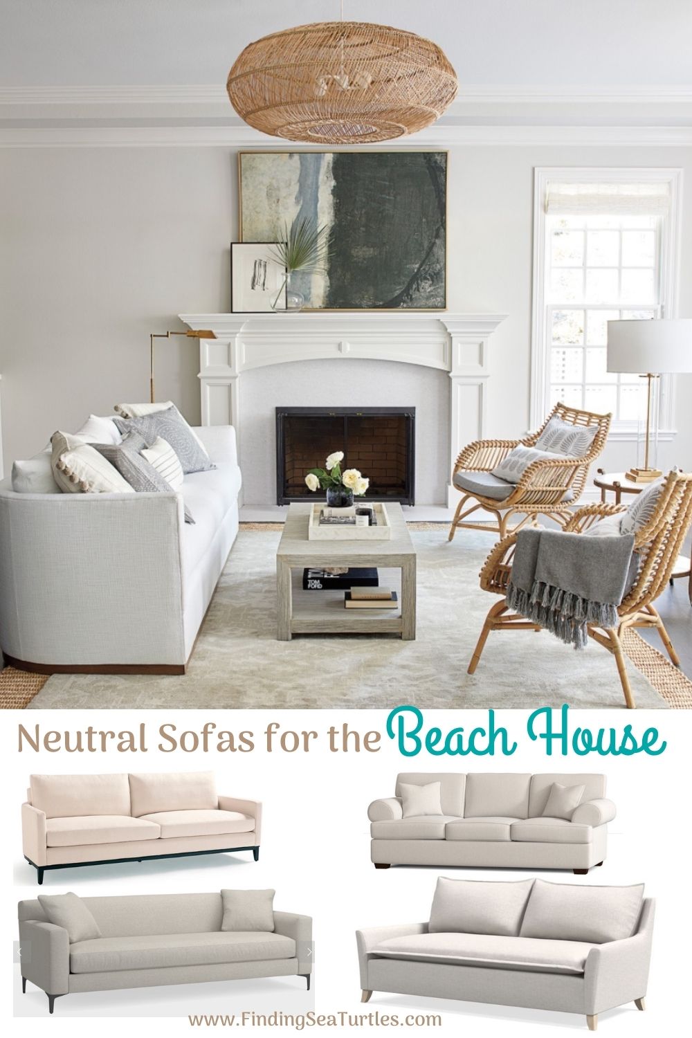 25 Coastal White Sofas for Beach Homes