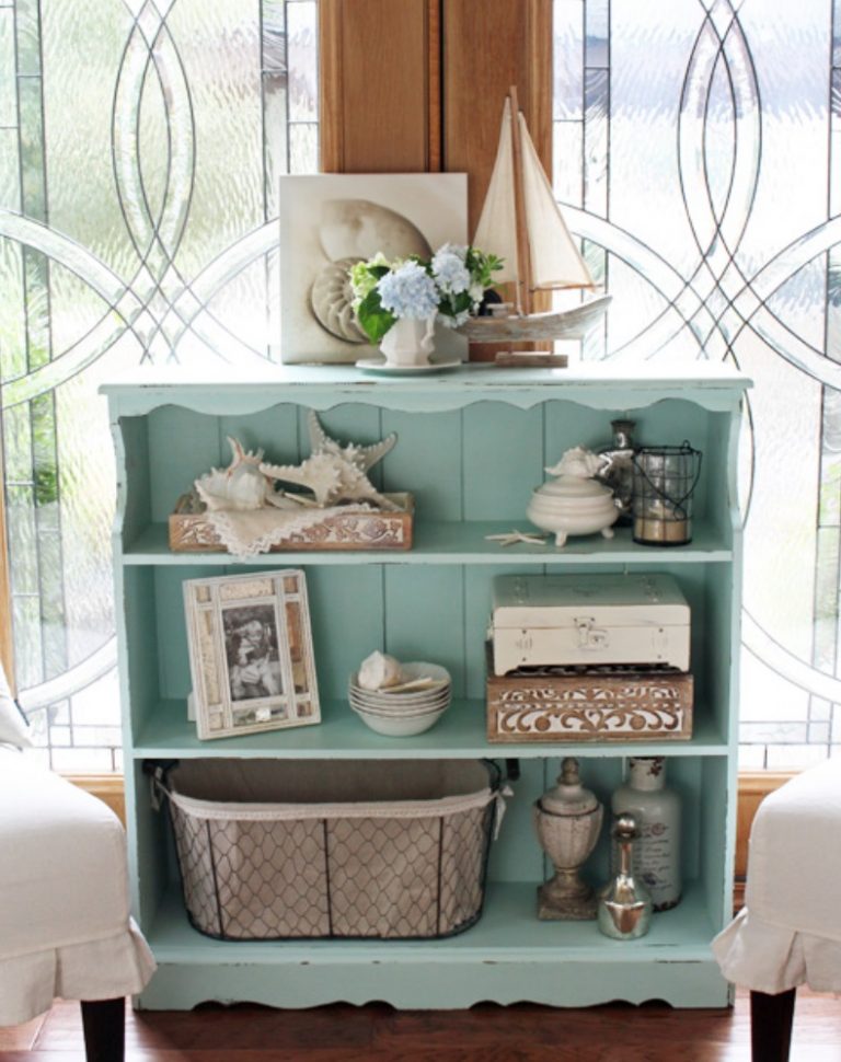 21 Inspiring Coastal Bookshelf Decor Ideas