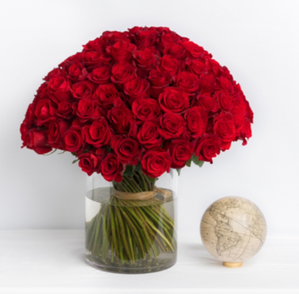 Best Valentine's Flowers and Plants Grand Valentine by Ode a la Rose #flowers #FlowerDelivery #bouquets #OnlineFlowers #FlowersOnline #ValentinesDay #ValentinesFlowers #SendFlowers