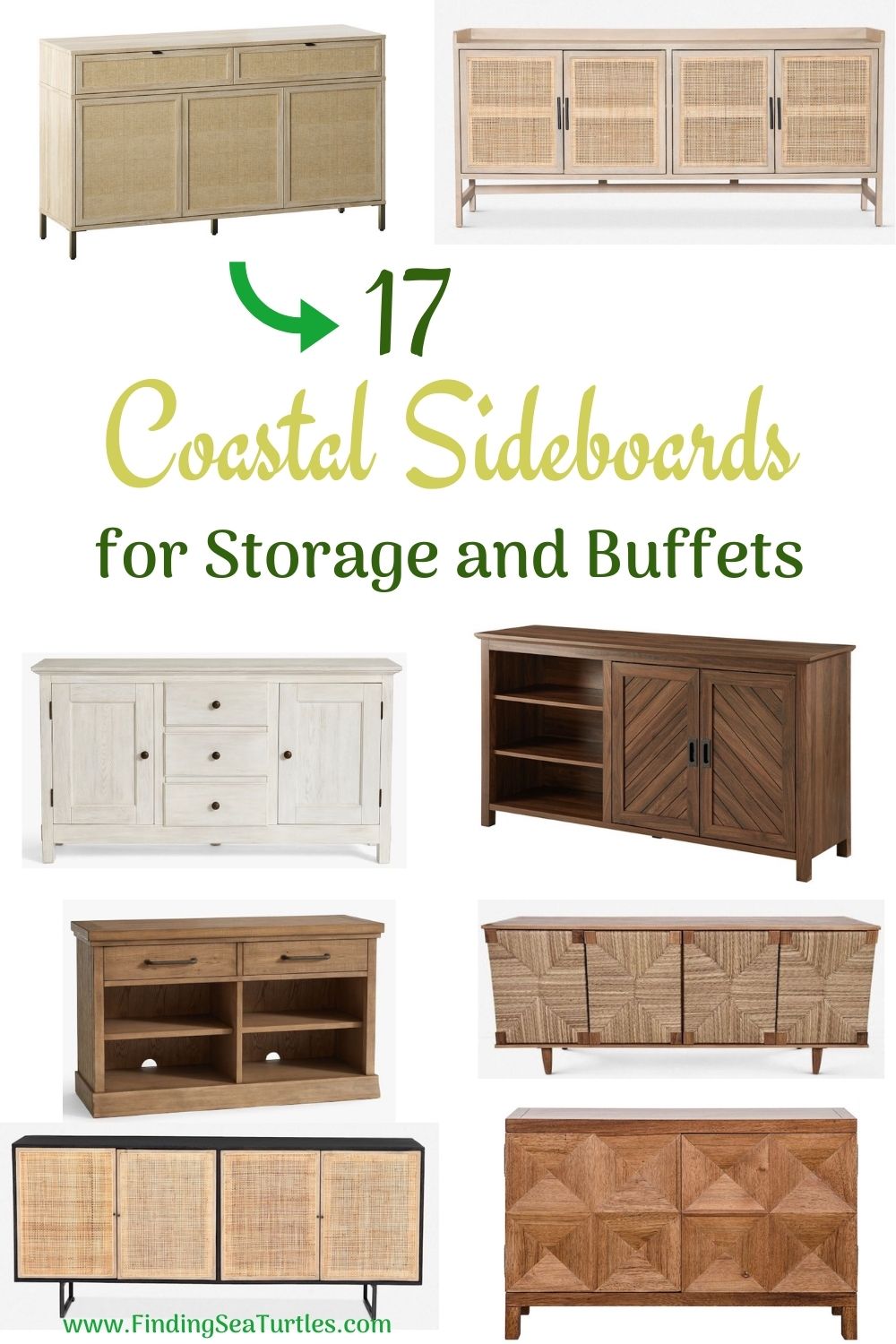 17 Coastal Sideboards We Adore