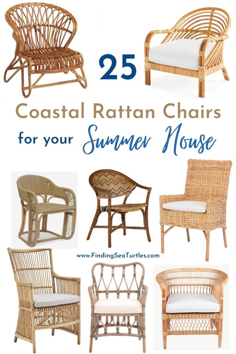 25 Best Coastal Rattan Chairs for a Beach House