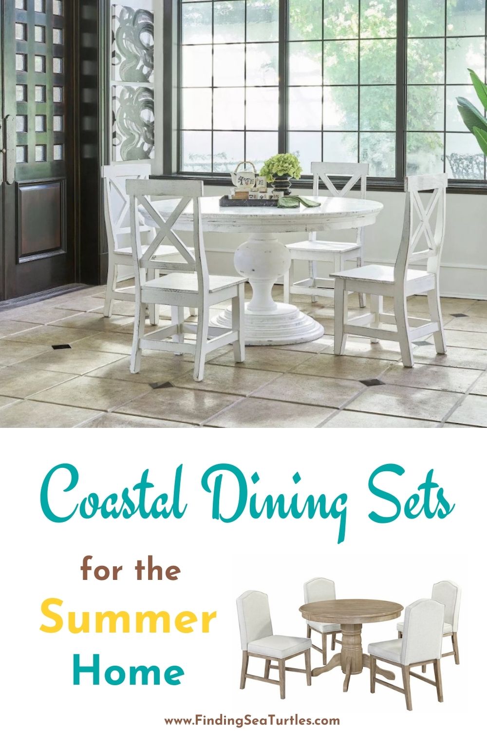 13 Coastal Dining Sets for the Summer Home