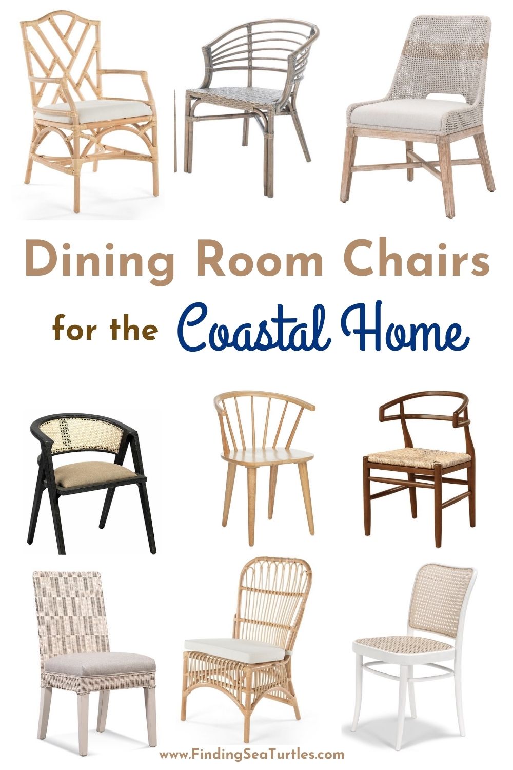 27 Coastal Dining Chairs with Seaside Style