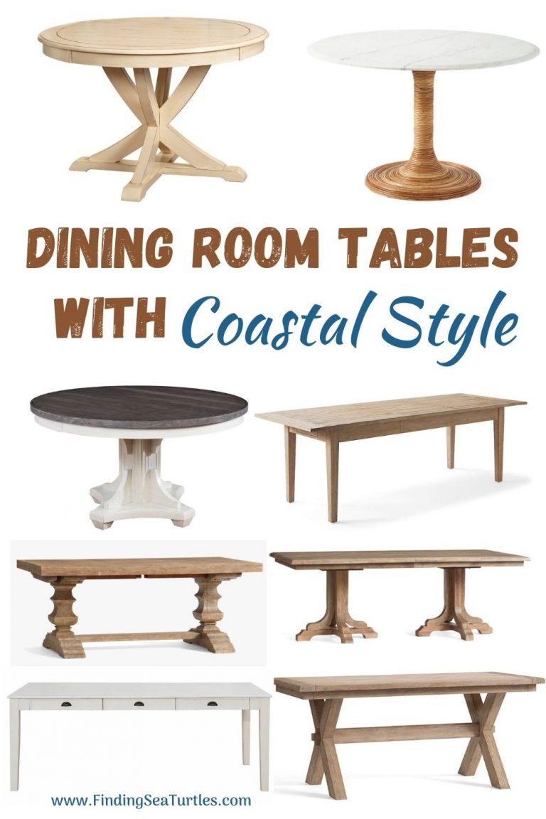 19 Coastal Dining Tables for the Summer Home