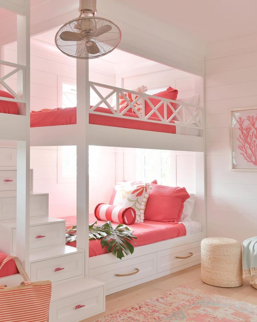 In 17 #Coastal #BunkBeds #BedRoom #Sleepovers #CoastalDecor #CoastalHome 