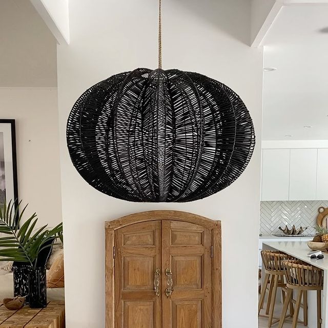 Inspo 14 #CoastalDecor #Rattan #RattanPendant 