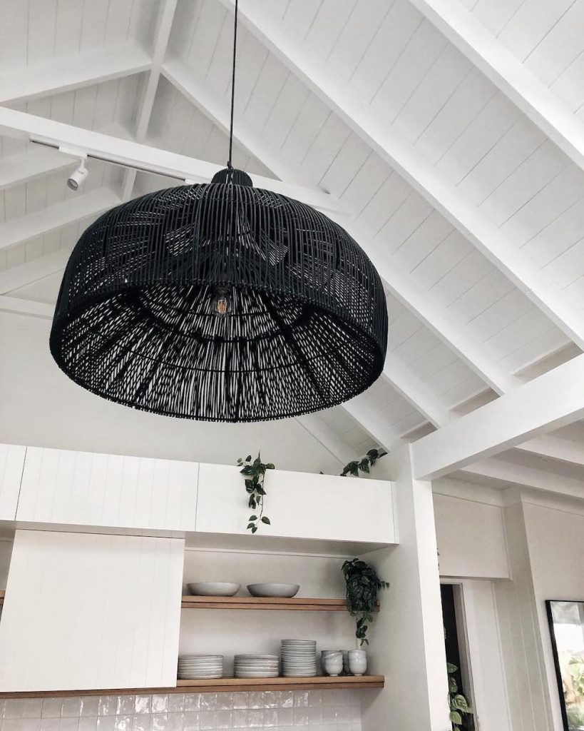 Inspo 8 #CoastalDecor #Rattan #RattanPendant 