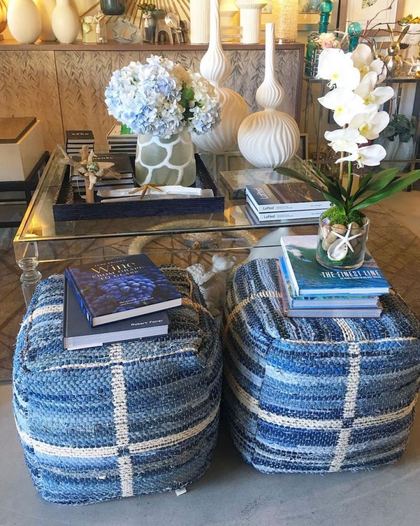 Pouf Stying Ideas Inspo 14 #Poufs #Boho #BohoCoastal #CoastalDecor #HomeDecor