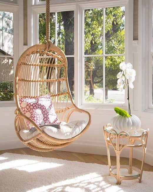 Indoor hanging 2024 chair ideas