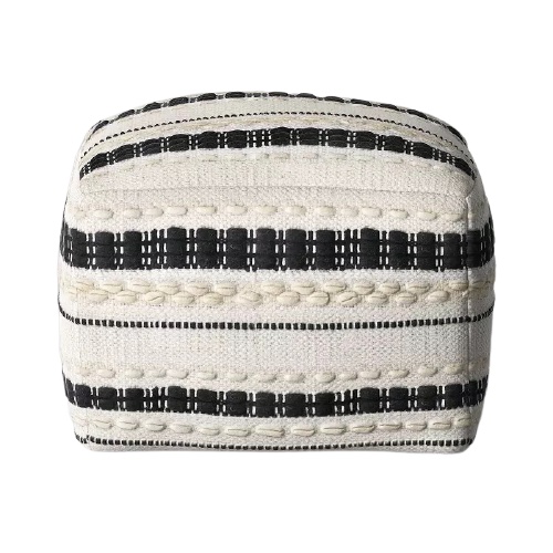 Lory Pouf Textured #Poufs #Boho #BohoCoastal #CoastalDecor #HomeDecor